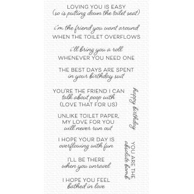My Favorite Things Clear Stamps - Bathroom Banter